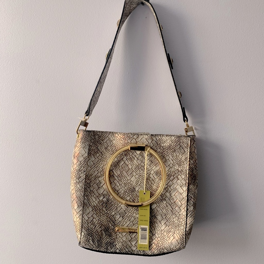 Brand new Gianni Bini snakeskin/leather purse.